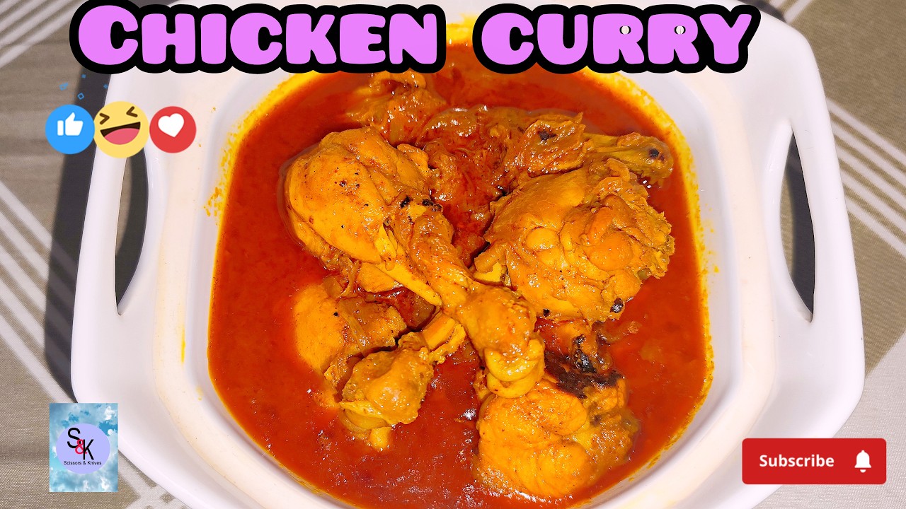 Chicken Curry|Easy and Simple Chicken Gravy|@ScissorsandKnives907 #chickencurry #chickengravy 