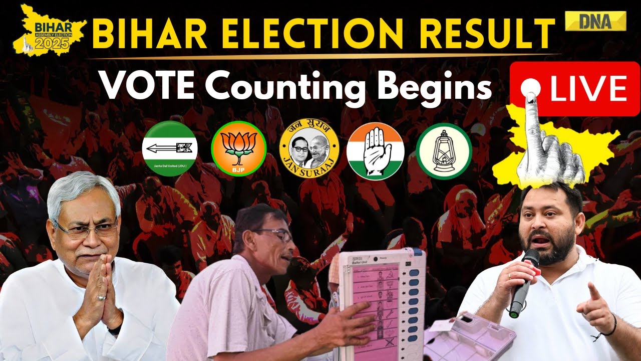 Bihar Election Result Live: Counting Of Votes Begin; Bihar Election 2025 Live Updates, Breaking News