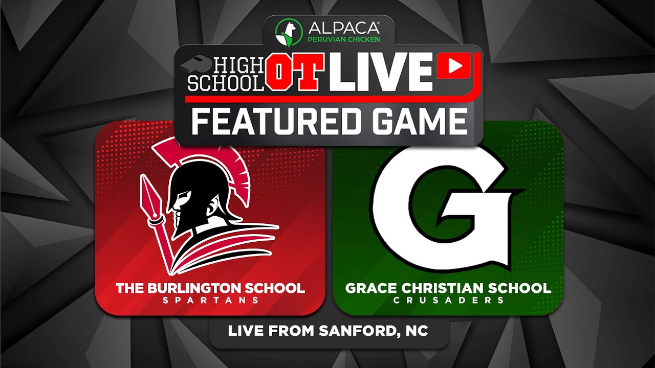 Watch Live: The Burlington School at Grace Christian basketball doubleheader