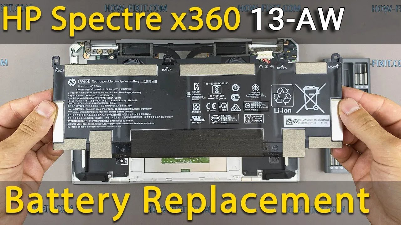 How to Replace HP Spectre x360 13-aw Battery – Full DIY Tutorial