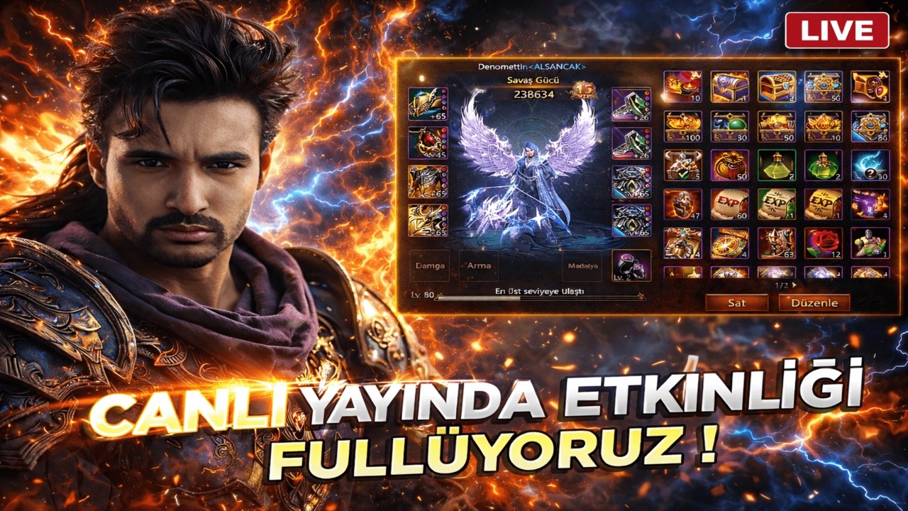 60.000 ELMASLA YENİ SERVERDE ETKİNLİĞİ FULLÜYORUZ !! Wartune Ultra Türkçe