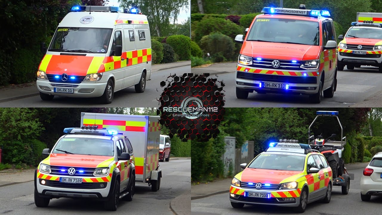 🚨 ELW + KdoW DRK Ostholstein + 2x First-Responder + ATV DRK Süsel + MTW ASB Heiligenhafen 🚨