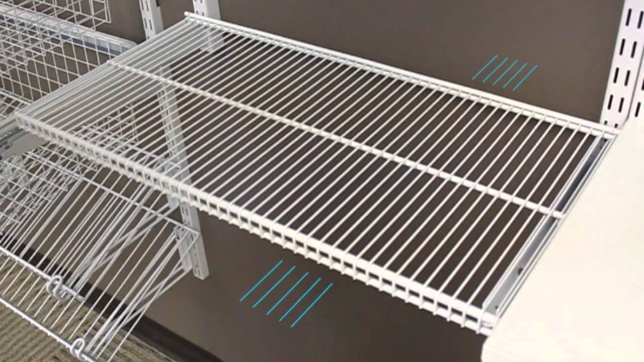 Installing Ventilated Shelves | freedomRail | OrganizedLiving.com