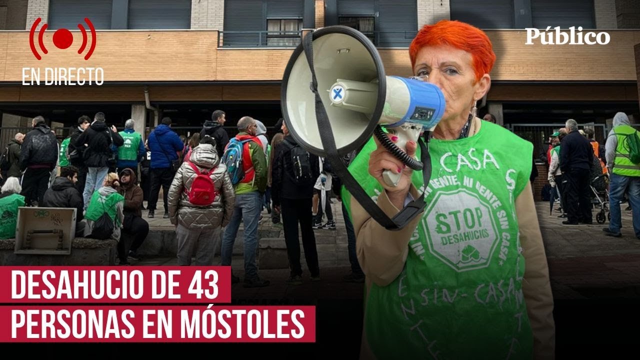 🔴 Sigue en directo el desahucio del Edificio Dignidad en Móstoles