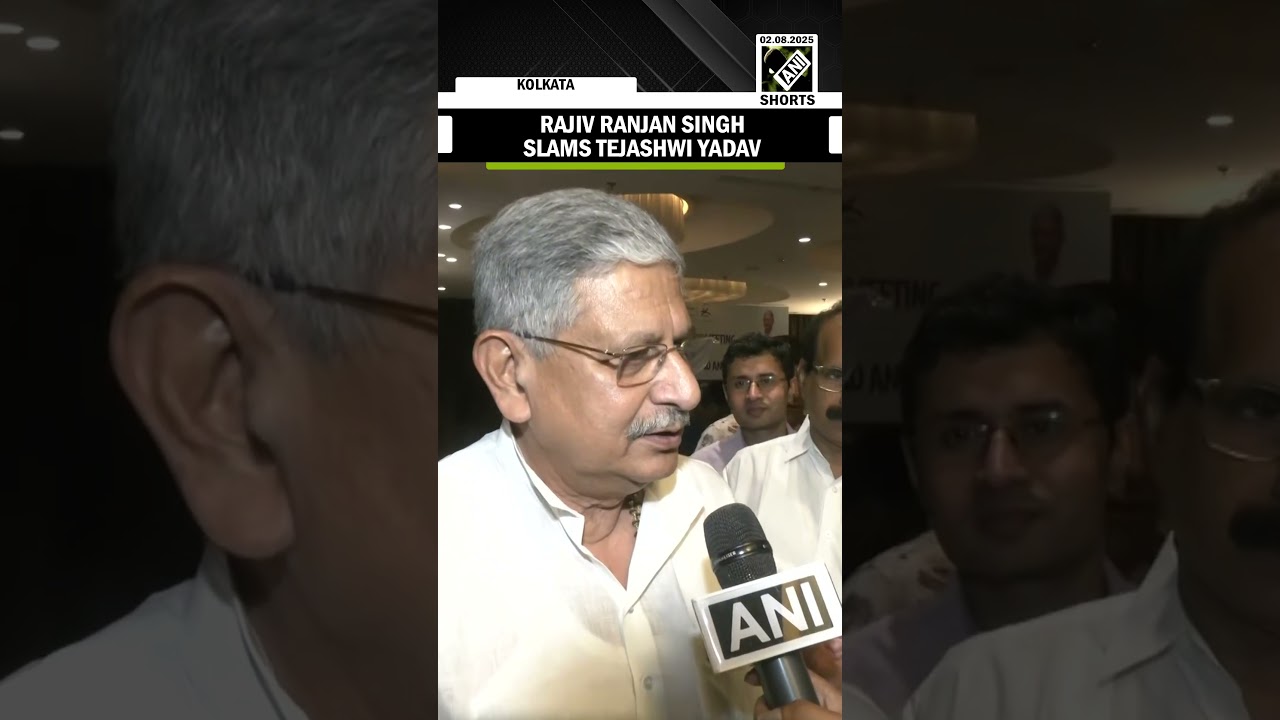 Union Minister Rajiv Ranjan Singh criticizes Tejashwi Yadav over Election Commission comments