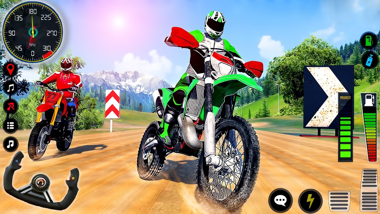 GT Bike Mega Ramp Racing Simulator 3D - Improssible Tracks Stunt Bike Rider - Android GamePlay #2
