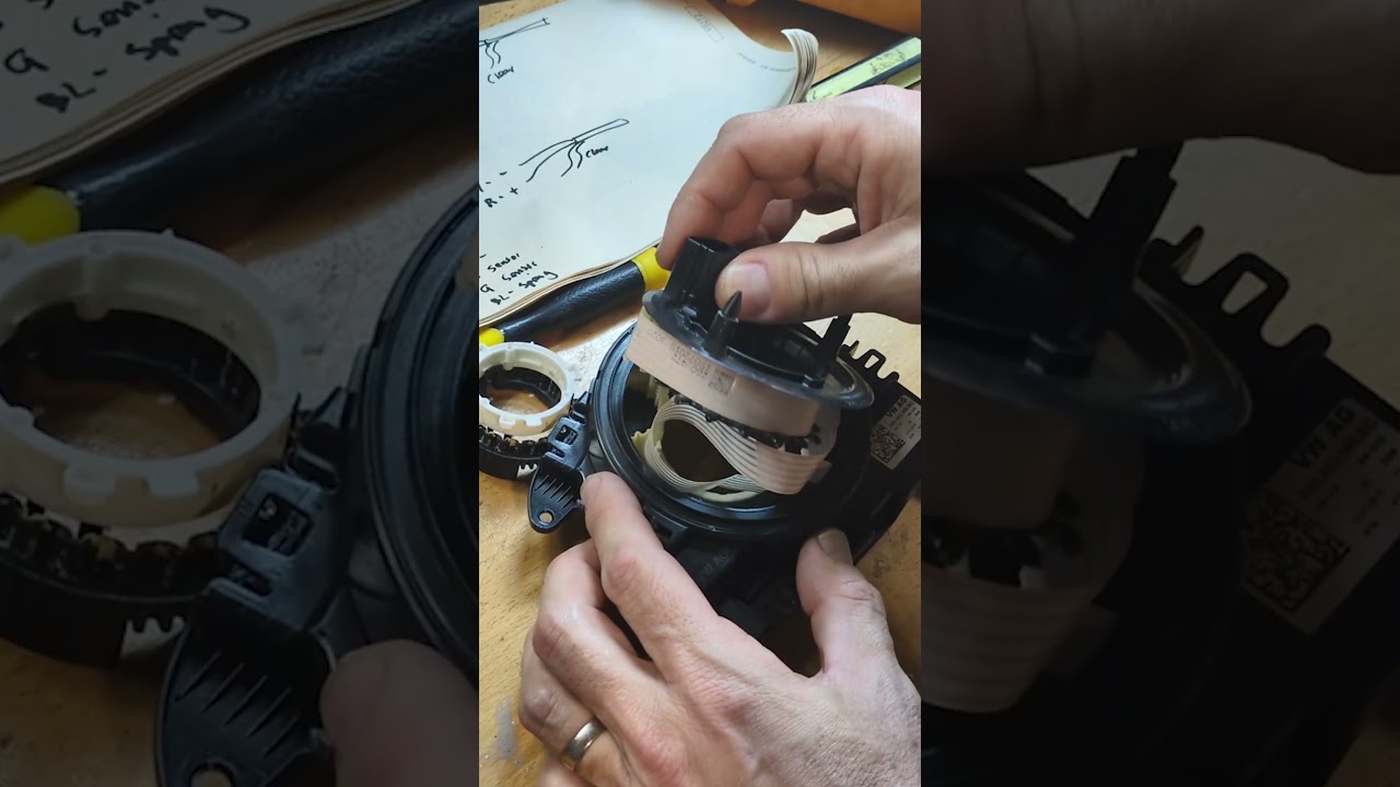 Repairing a VW Clock Spring without buying new parts!  