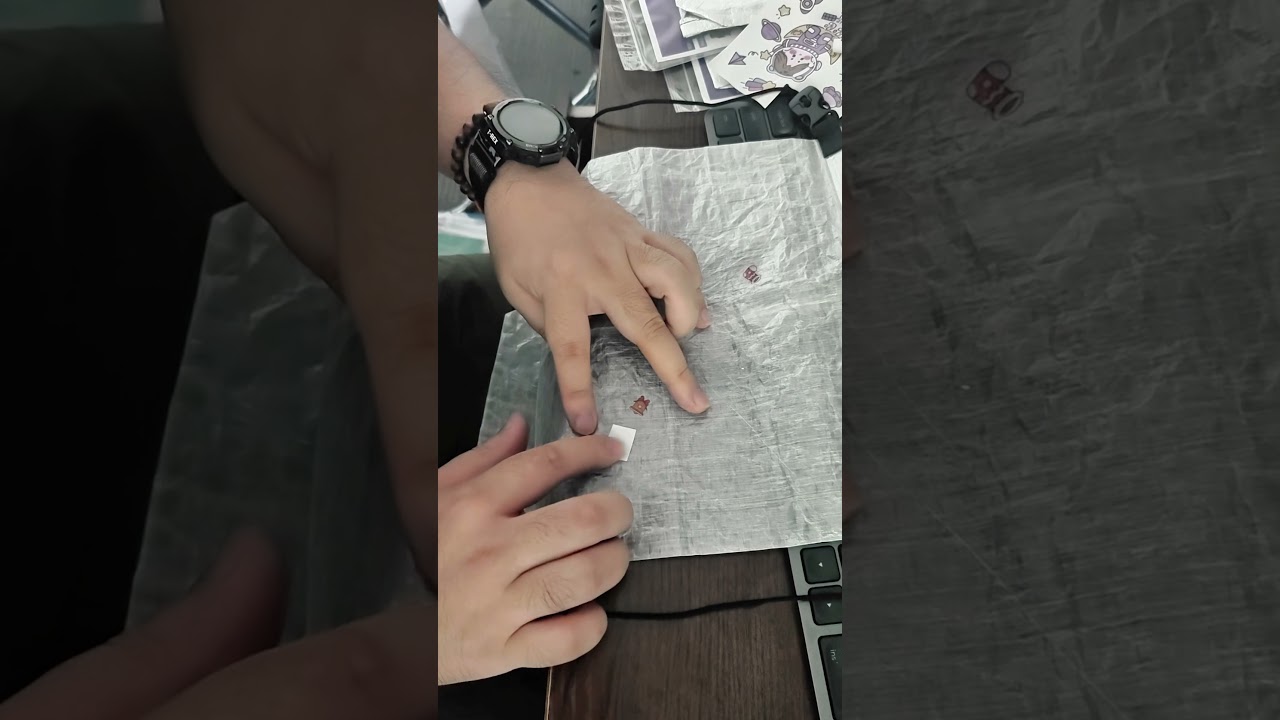 Material Experiment — Dyneema × Tattoo Sticker | HODR MYOG Series
