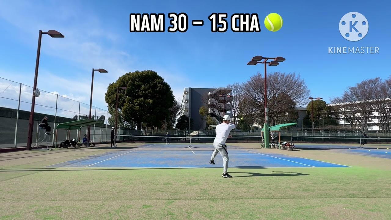 2026年1月24日 #R1 #新田ウィンブルドン NAM vs CHA #尾竹橋公園 テニス