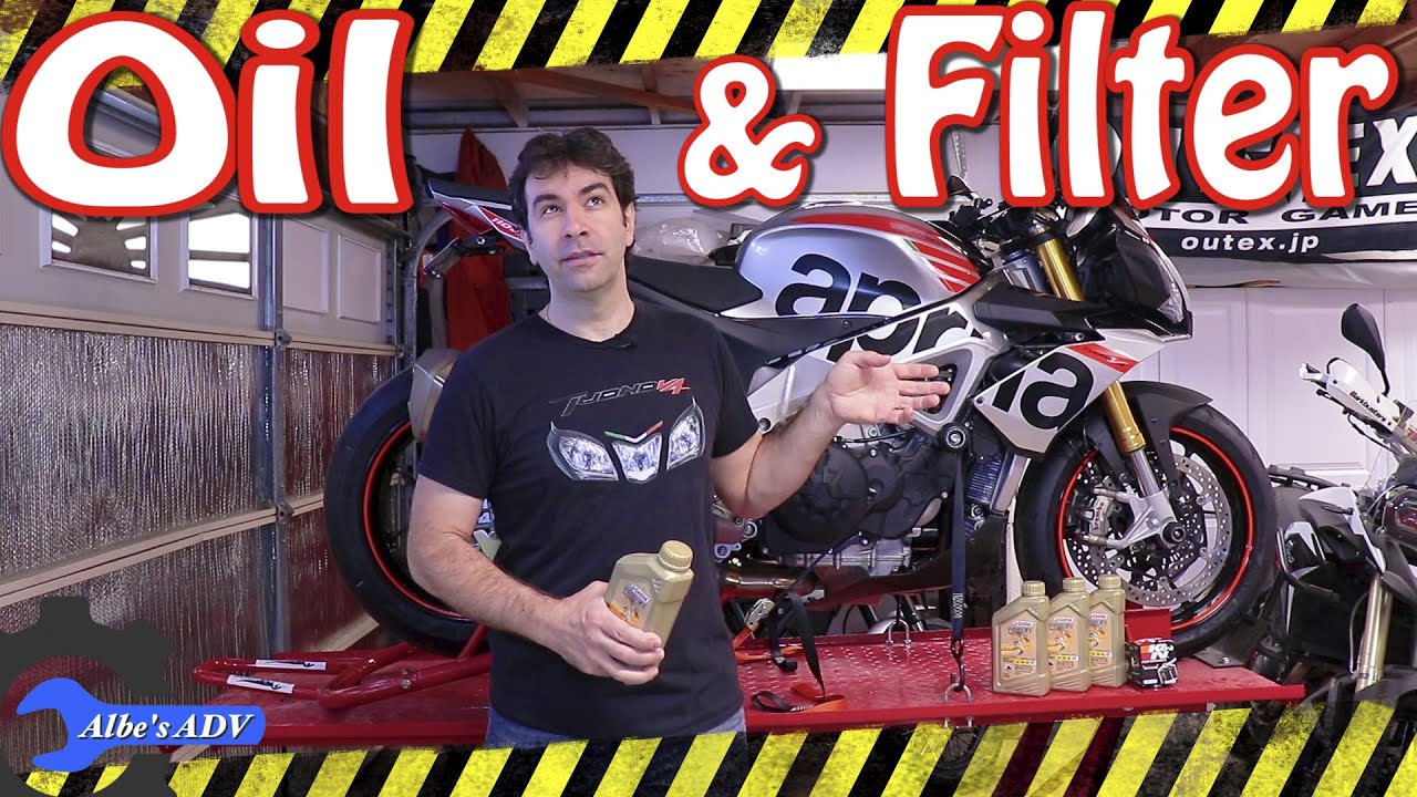 Aprilia Tuono oil and filter change