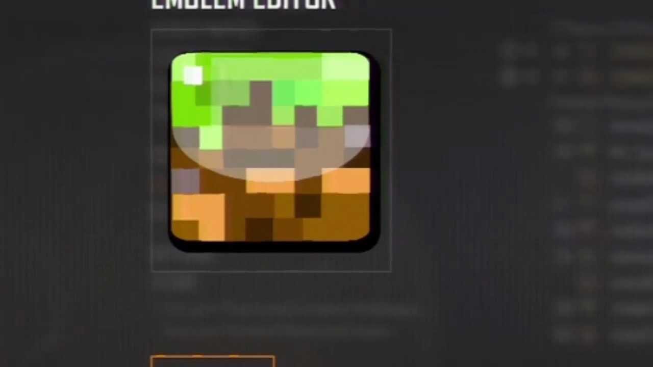 COD Black Ops 2 Emblem Tutorial BEST Minecraft Emblem