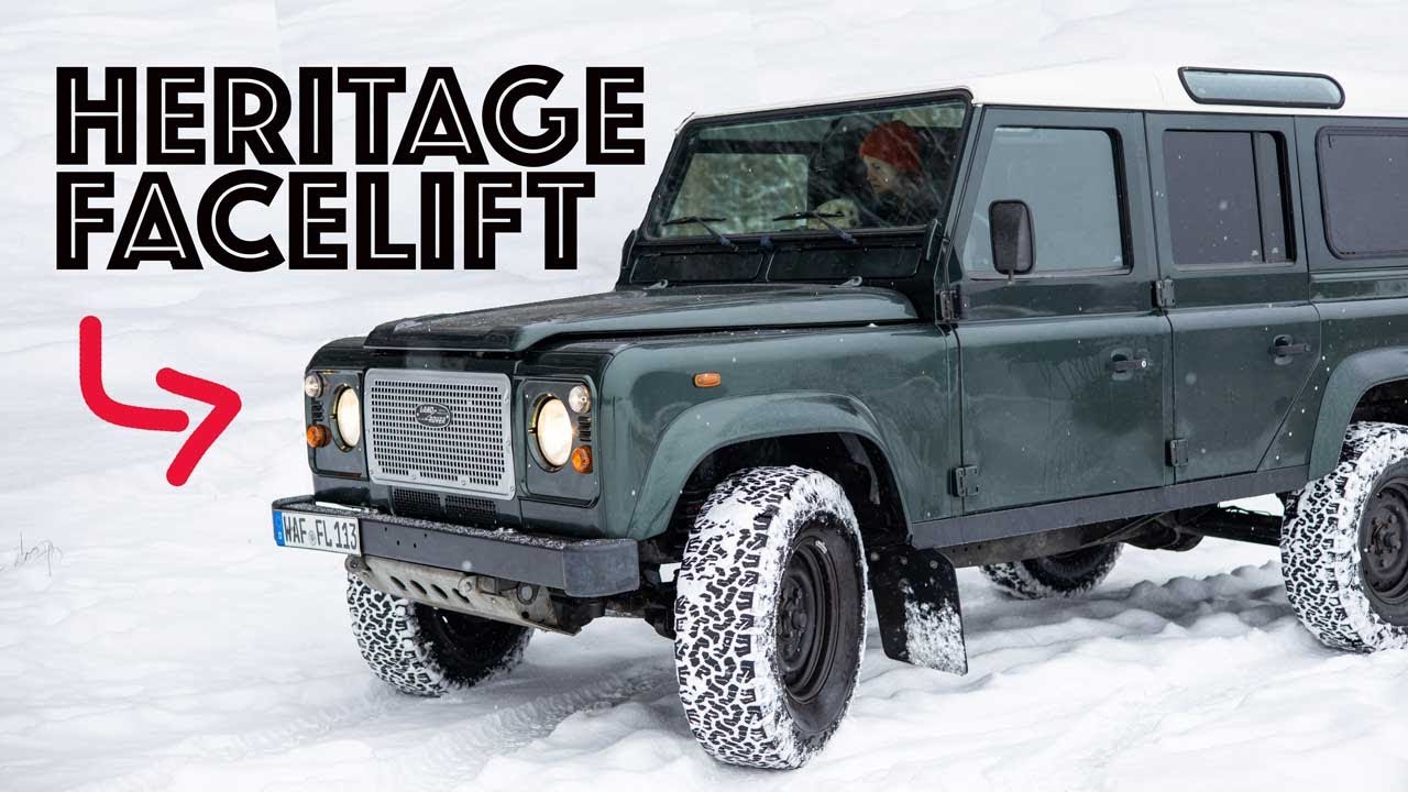 Defender Heritage Facelift | Hecktraverse lackieren