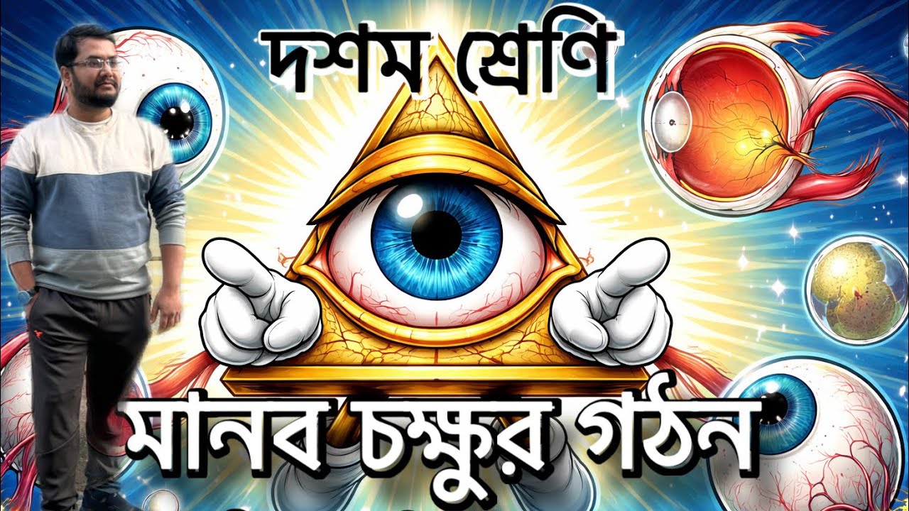 Class X (মানব চক্ষুর গঠন) (জীবজগতে নিয়ন্ত্রণ ও সমন্বয়) #humaneye #classxiiexam #lifescience #biology