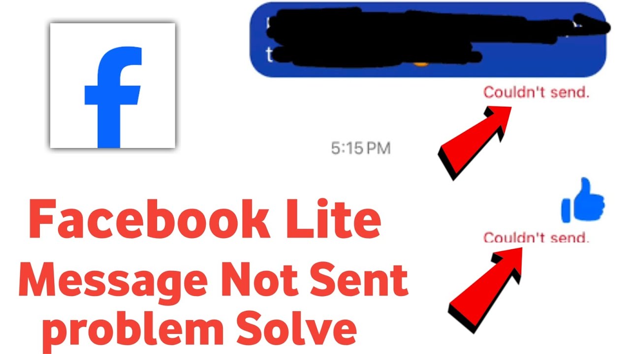 facebook lite message couldn't send, facebook lite couldn't send message, couldn't send message 
