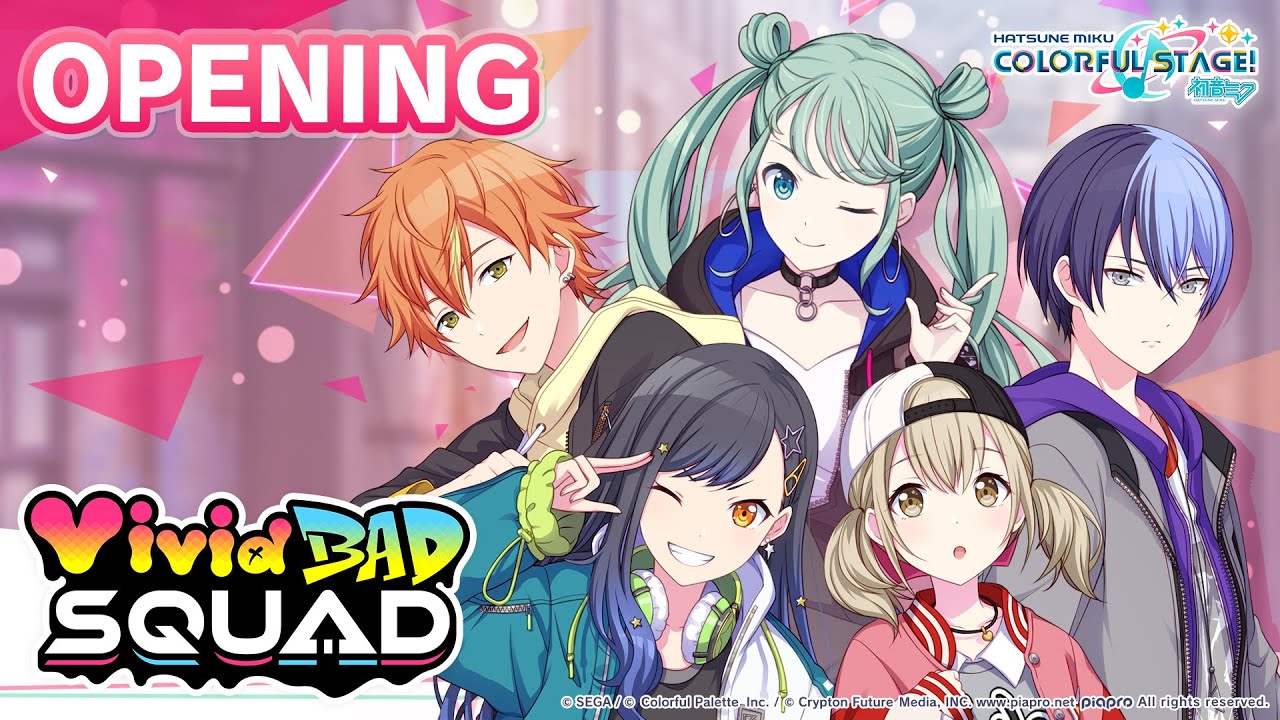 HATSUNE MIKU: COLORFUL STAGE! - Vivid BAD SQUAD Main Story Opening