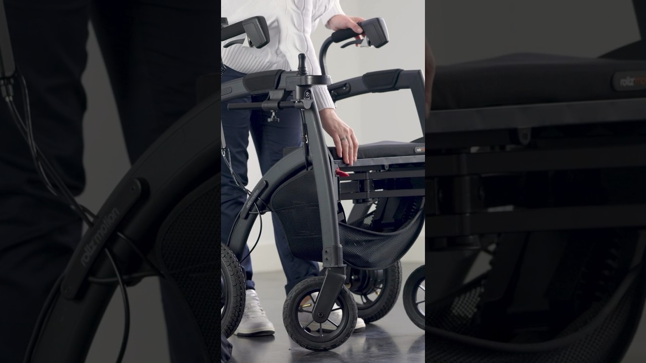 Three mobility aids in one sleek, foldable design? Let's see how it works! #RollzMotionElectric