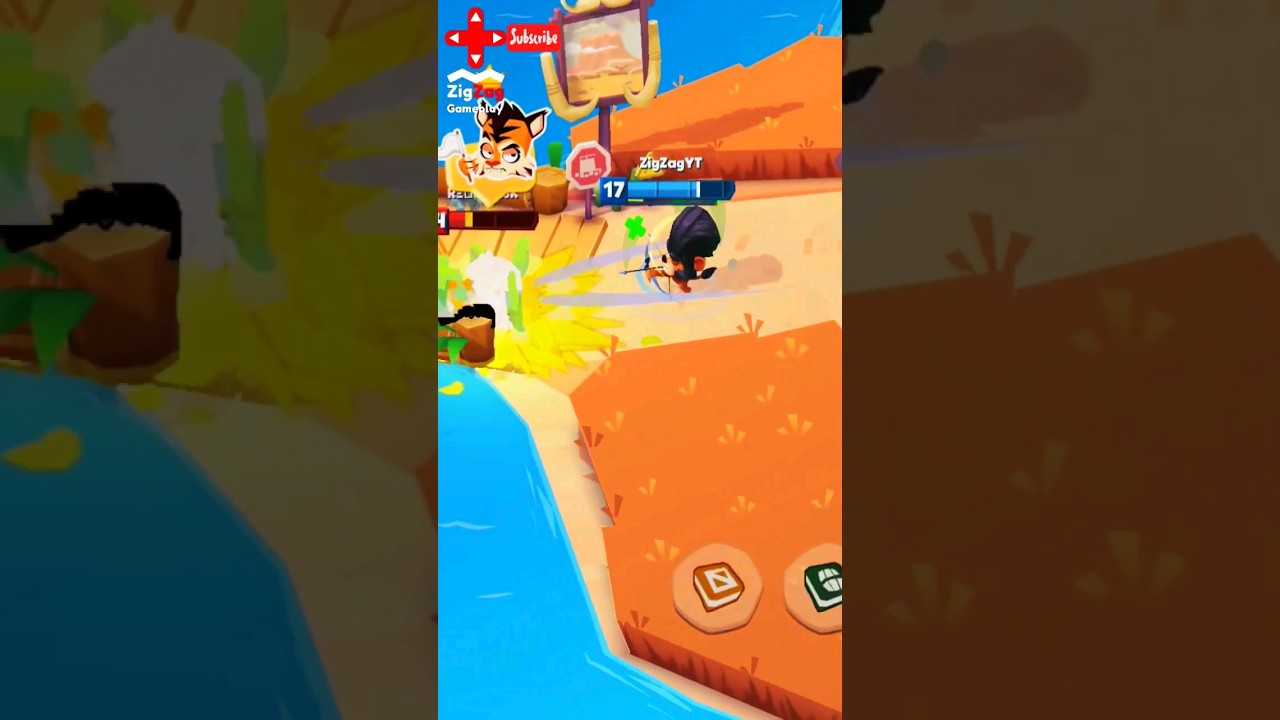 Lion vs Tiger Who Wins? #zooba #shorts #zigzaggameplay #zoobabattlearena