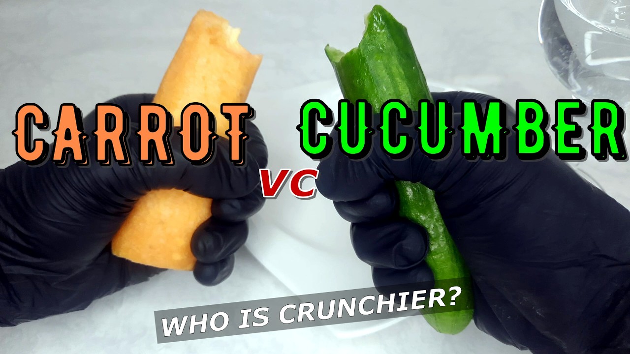 POV: Carrot vs Cucumber ASMR  Extreme Crunch!