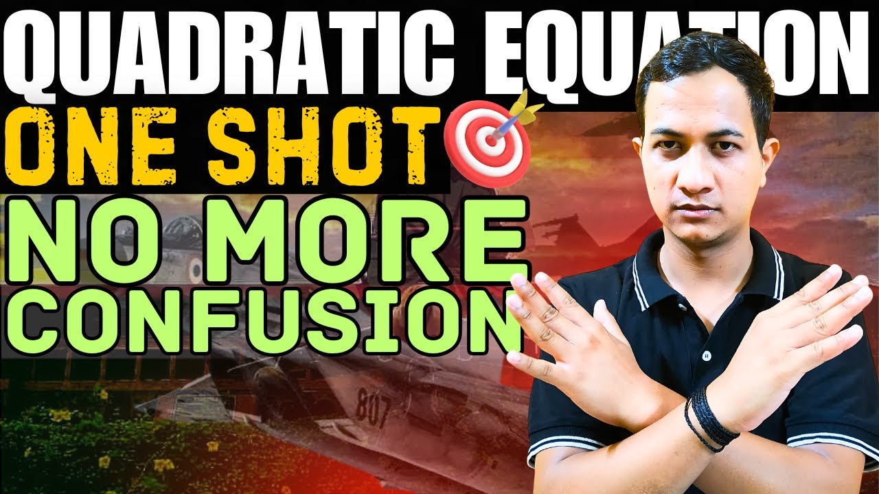 Quadratic Equation| Repeated Concepts & Questions🤯| Basic to Advance🔥|  By Narendra Sir