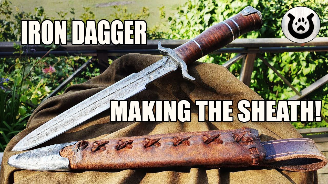 Skyrim Iron Dagger. Making the Sheath.