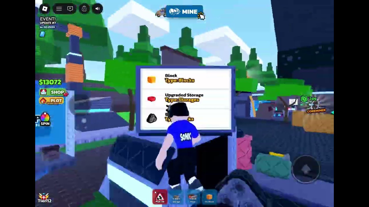 ￼playing stone miner but upgrading everything part 8