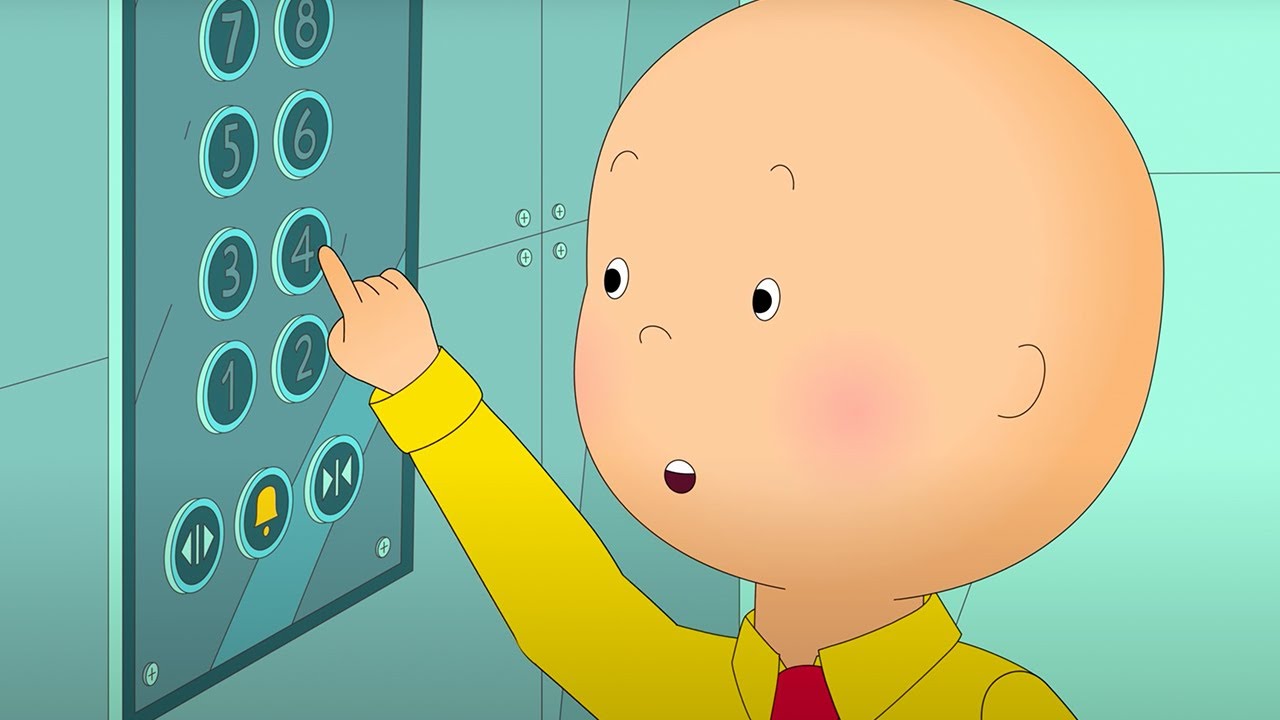 Caillou and the Elevator ★ Funny Animated Caillou | Cartoons for kids | Caillou