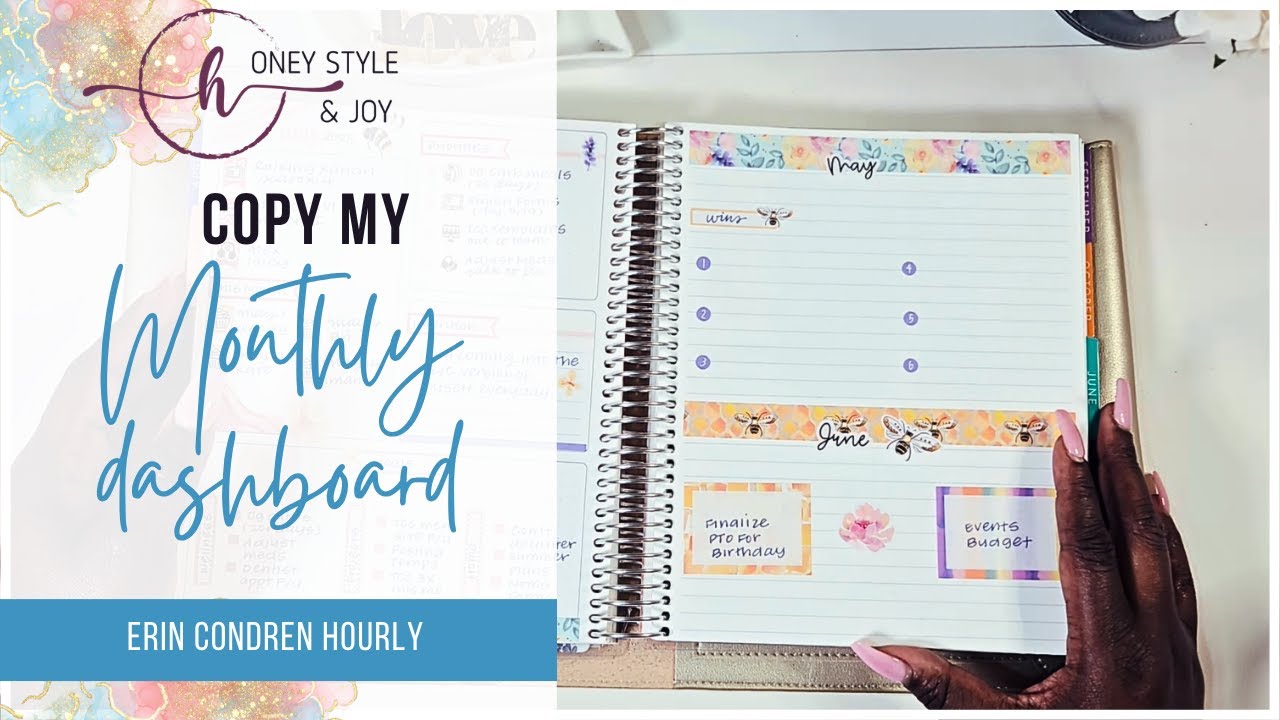 Plan With Me! Easy EC Monthly Dashboard Setup and Goal Setting