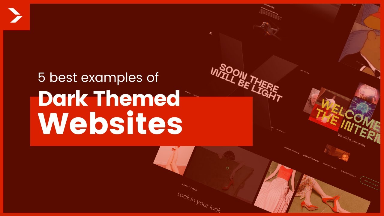 Best of Design Trends 2022: Examples of Dark Themed Websites