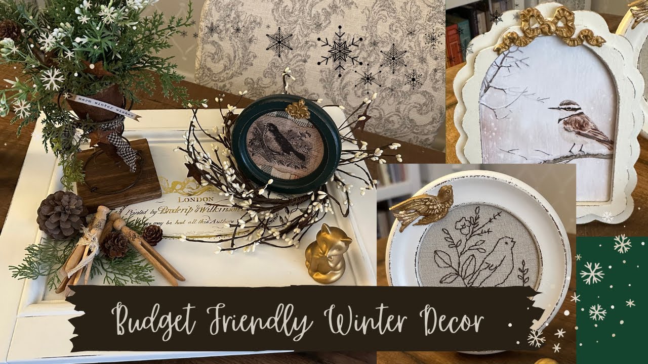 Budget Friendly Winter Decor