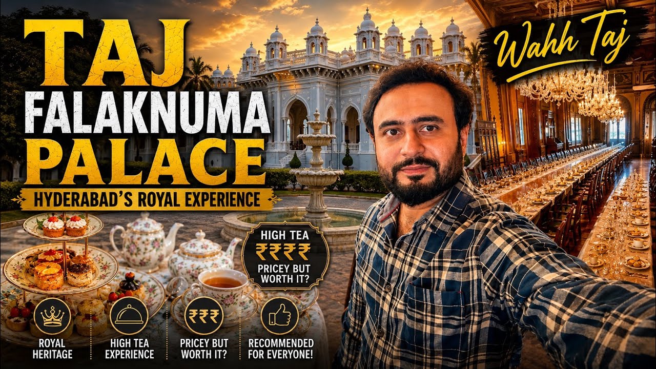 Taj Falaknuma Palace, Hyderabad: A Royal Dream ✨|| High tea at India’s most expensive hotel #viral 