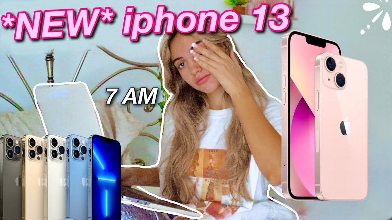 preordering the *NEW* iPhone 13 Pro at 7am!! *differences between iPhone 13 + iPhone 13 Pro* 2021