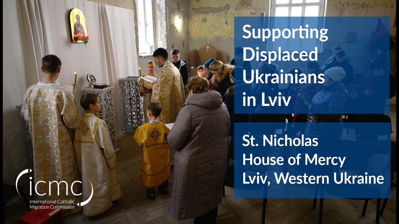 Ukrainian Catholic Church in Lviv Welcomes People Fleeing Conflict in the East, with ICMC Support