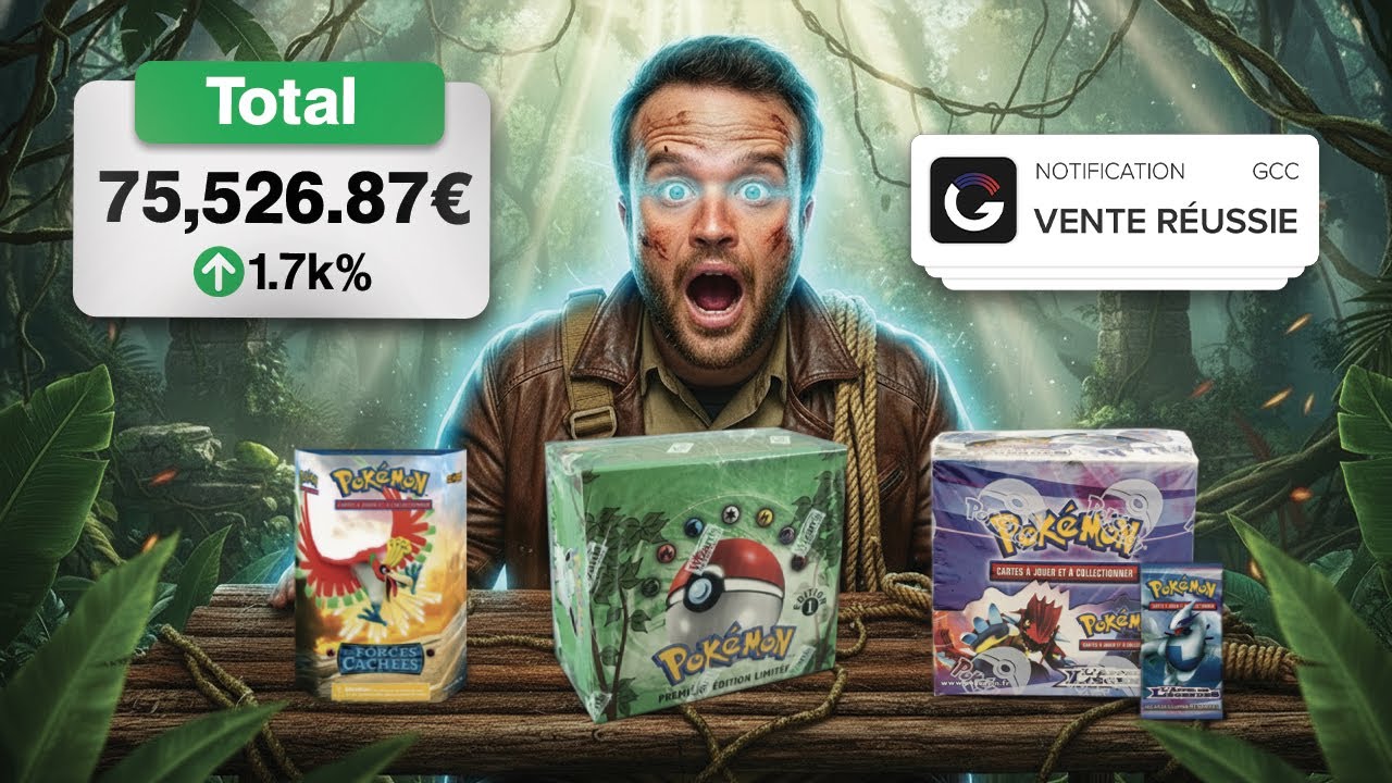 75 526€ en scellé Pokémon… c’est FOU !