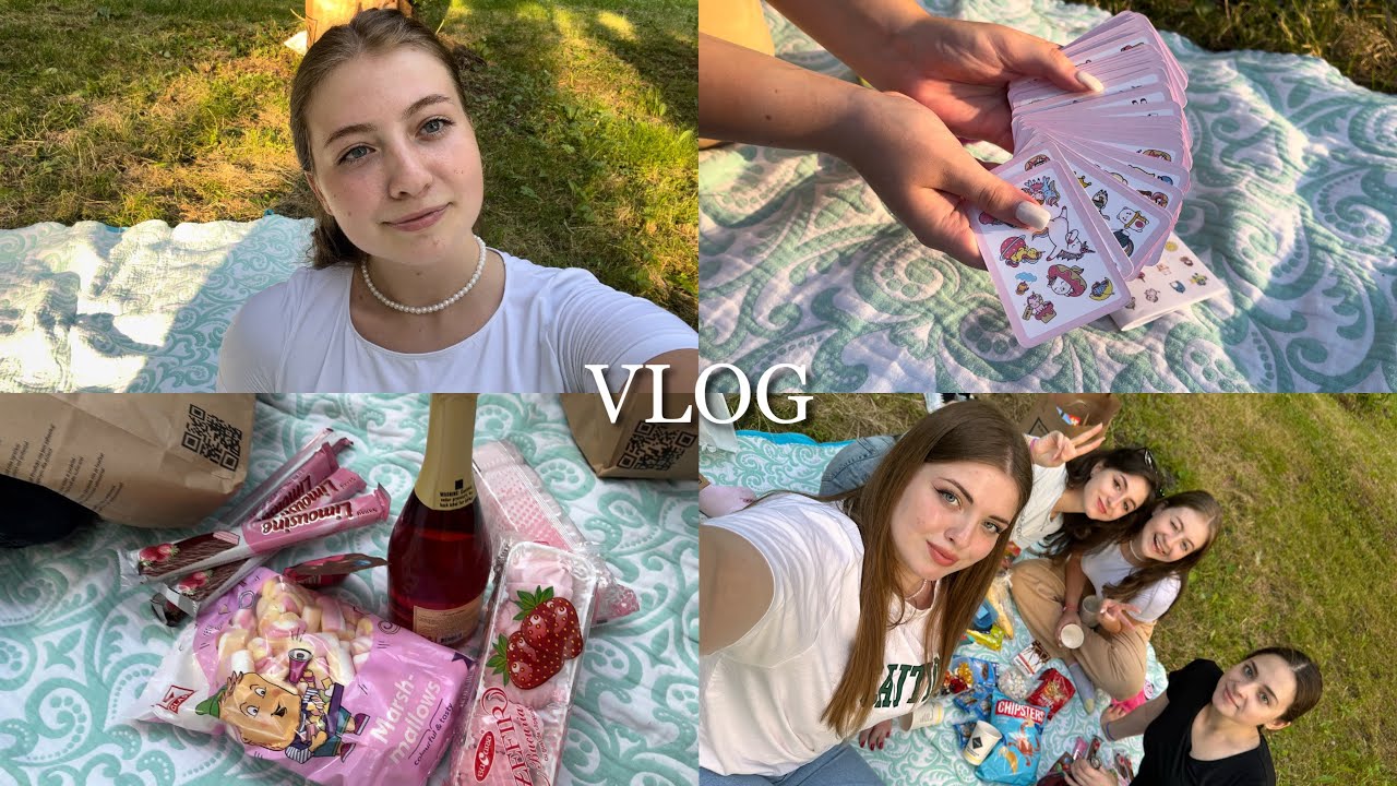 VLOG || ПИКНИК С ДРУЗЬЯМИ | ДЕВЧАЧИЕ ПОСИДЕЛКИ НА ПРИРОДЕ | ЛЕТНИЕ ДЕНЬКИ