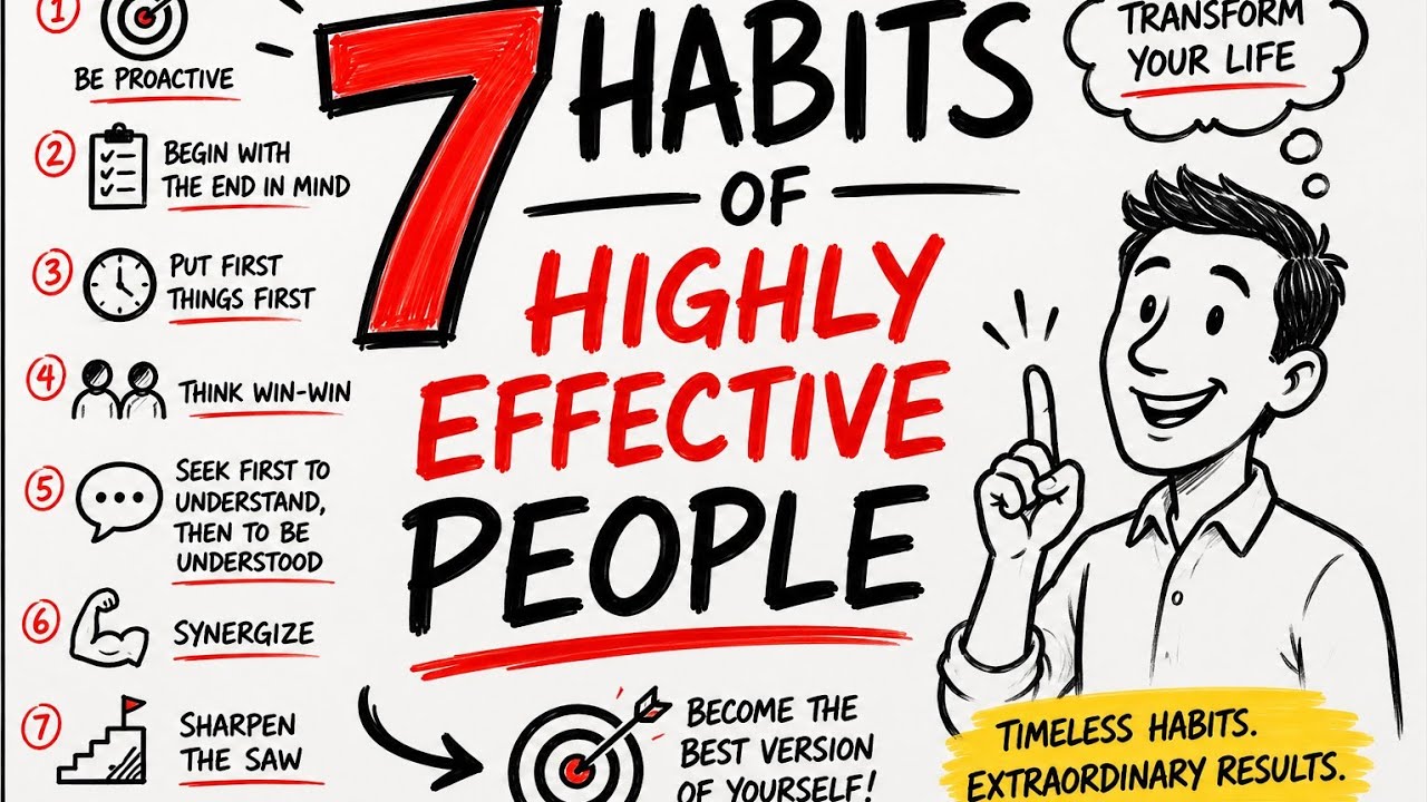 7 Habits of Highly Effective People | Hindi Audiobook | Book Summary in Hindi