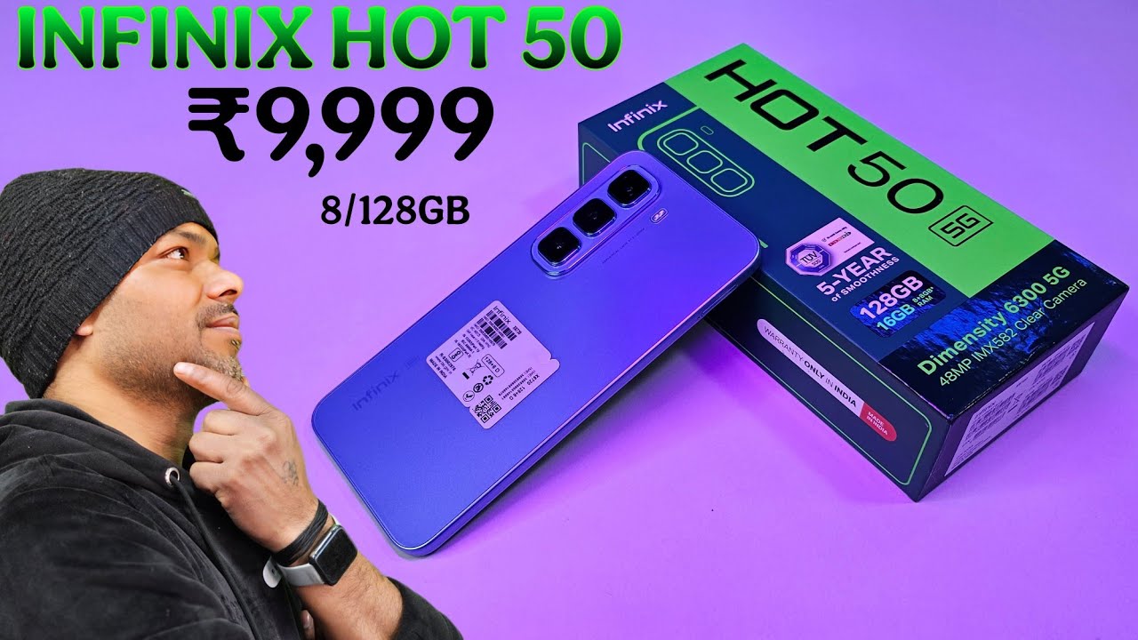 Infinix HOT 50 5G 2025! Unboxing | Review | Camera | Price