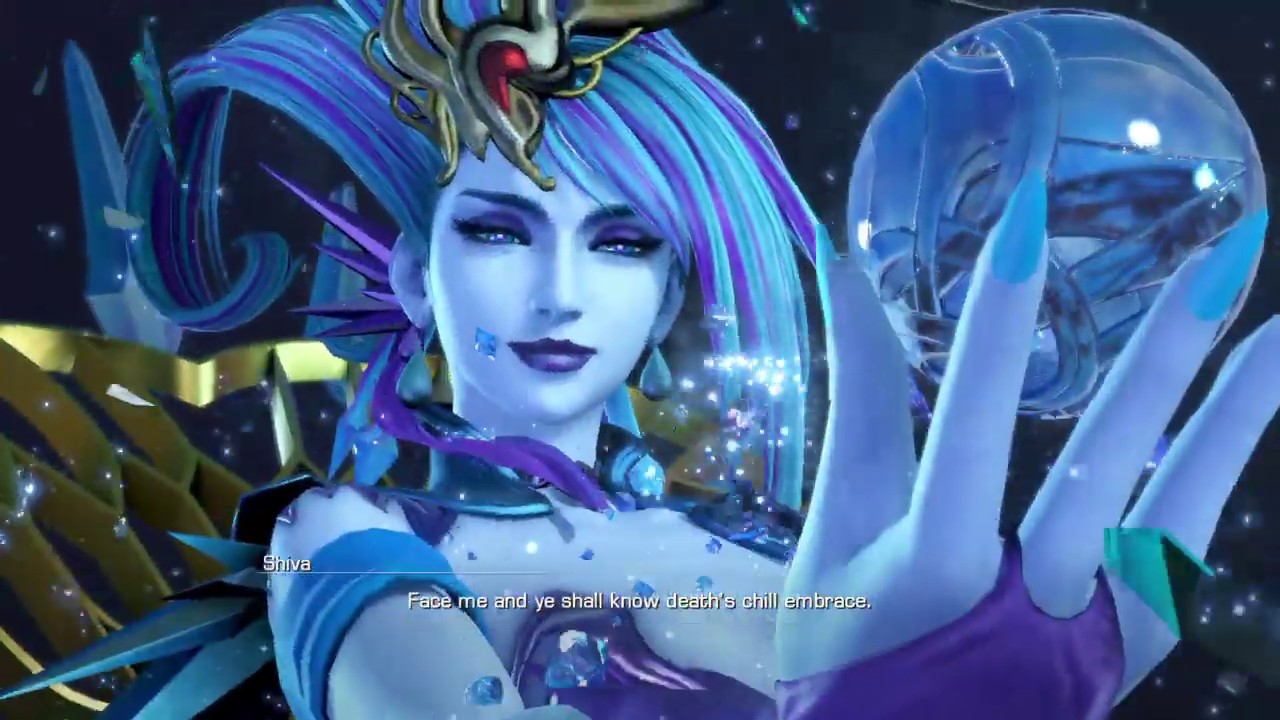 DISSIDIA FINAL FANTASY NT- Shiva Boss Fight