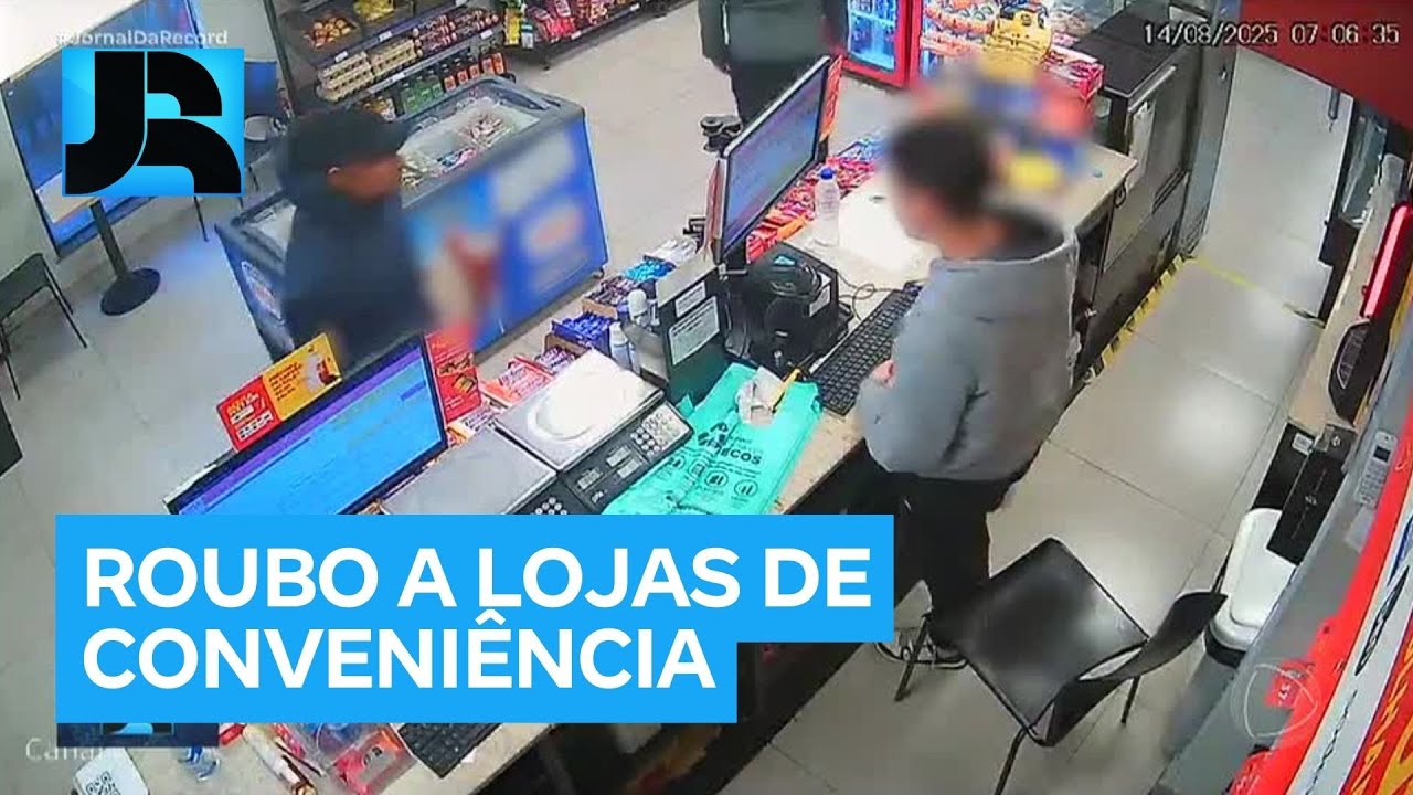 Três homens são presos suspeitos de assaltar 25 lojas de conveniência, em São Paulo