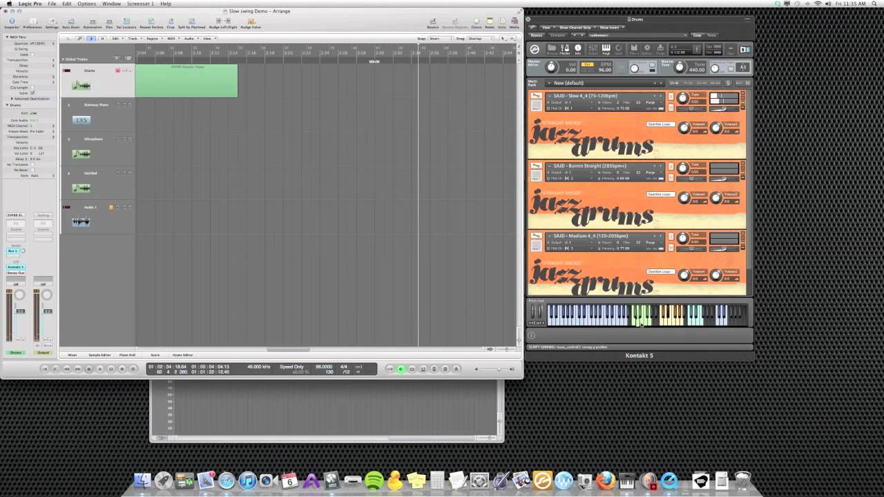 Straight Ahead! Jazz Drums - Sample Library Overview