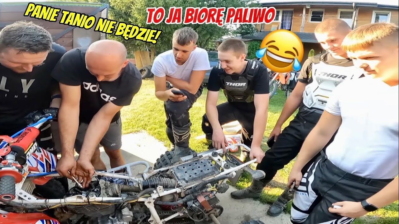ZATARŁ QUADA W UPALNY DŹIEŃ!