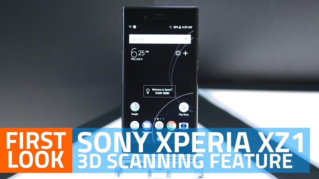 Sony Xperia XZ1: 3D Scanning First Look