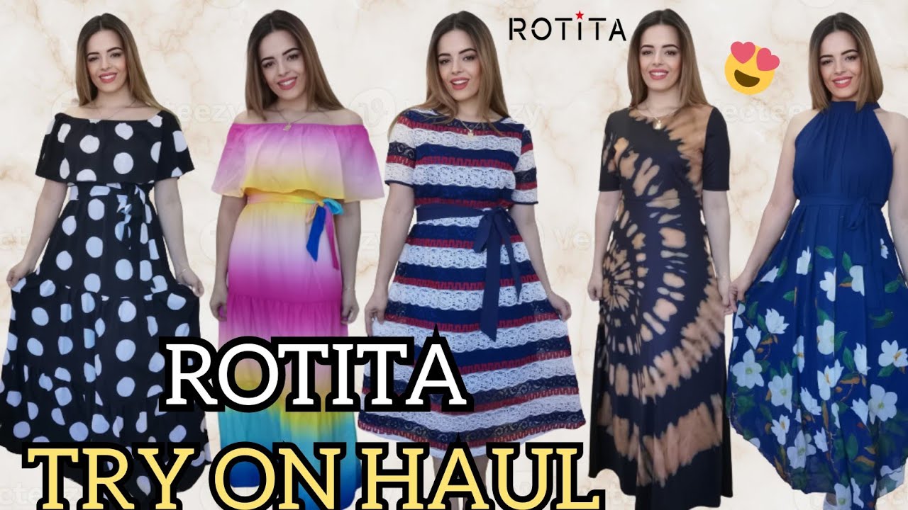 ROTITA TRY ON HAUL VIDEO / REVIEW/ Top 10 most beautiful dresses