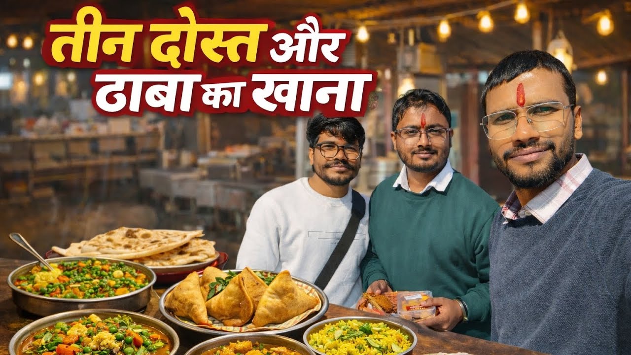 तीन दोस्त और ढाबा का खाना 