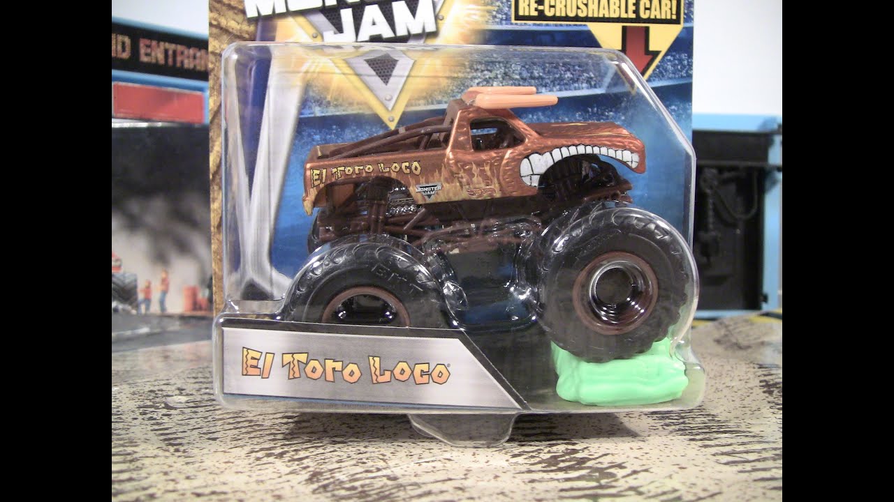Hot Wheels Monster Jam EL TORO LOCO Chroma Frost 2018 Unboxing