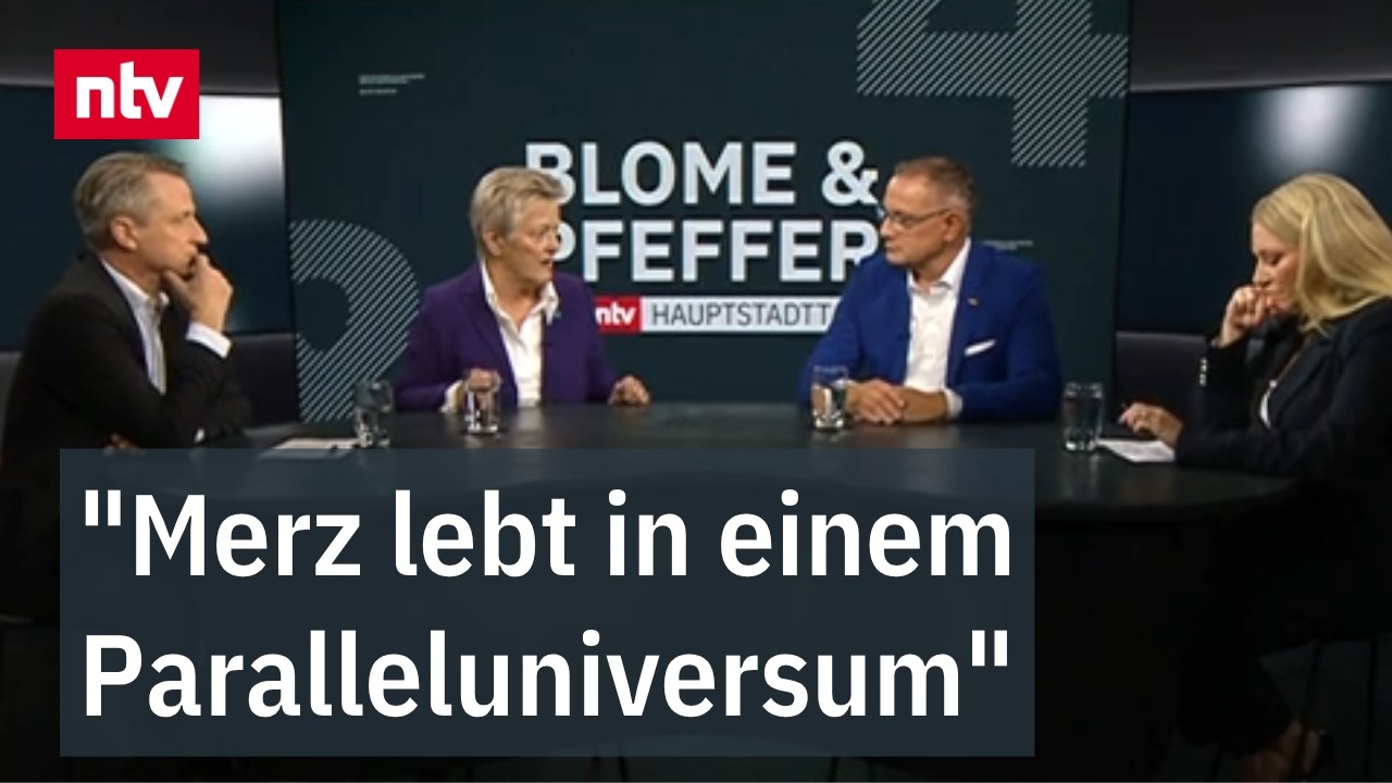 AfD, Gr&uuml;ne, Tankrabatt, Kanzlersturz und Zuckersteuer bei Blome & Pfeffer I ntv Talk