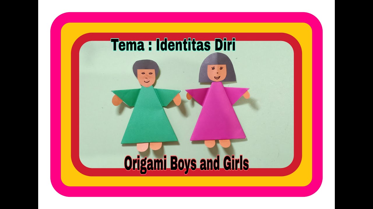 Boys and Girls || Boy and Girl from origami