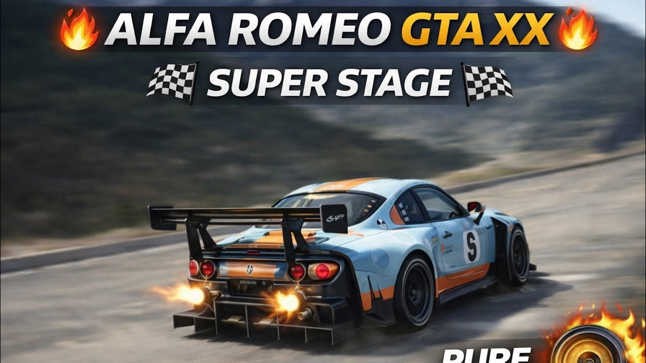 🔥🏁Alfa Romeo GTA XX Concept | Супер-стиль + ЧИСТЫЙ ЗВУК 🔥🏁
