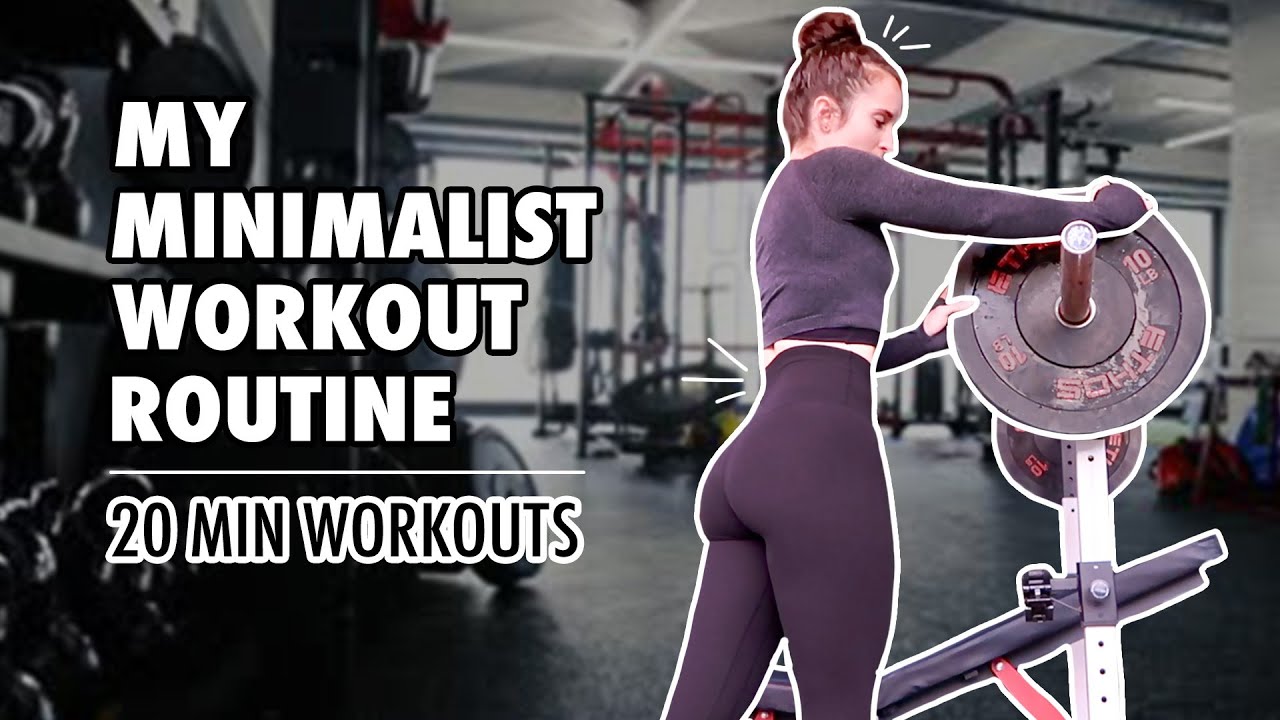 My Minimalist Workout Split | 25 min Workouts | HOW TO WORKOUT WHEN YOU HAVE NO TIME