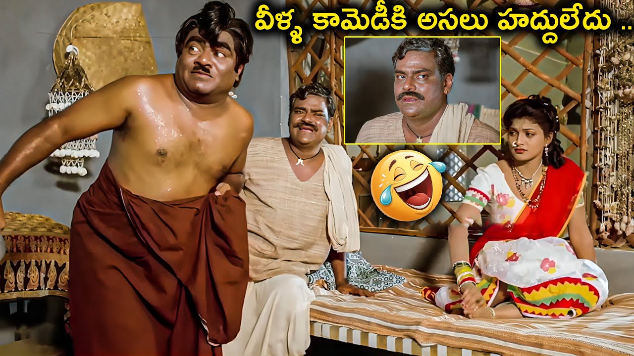 Soundarya ,Babu Mohan And Kota Srinivasarao ,Kallu Chidambaram Comedy Scene |Suman, Soundarya Comedy