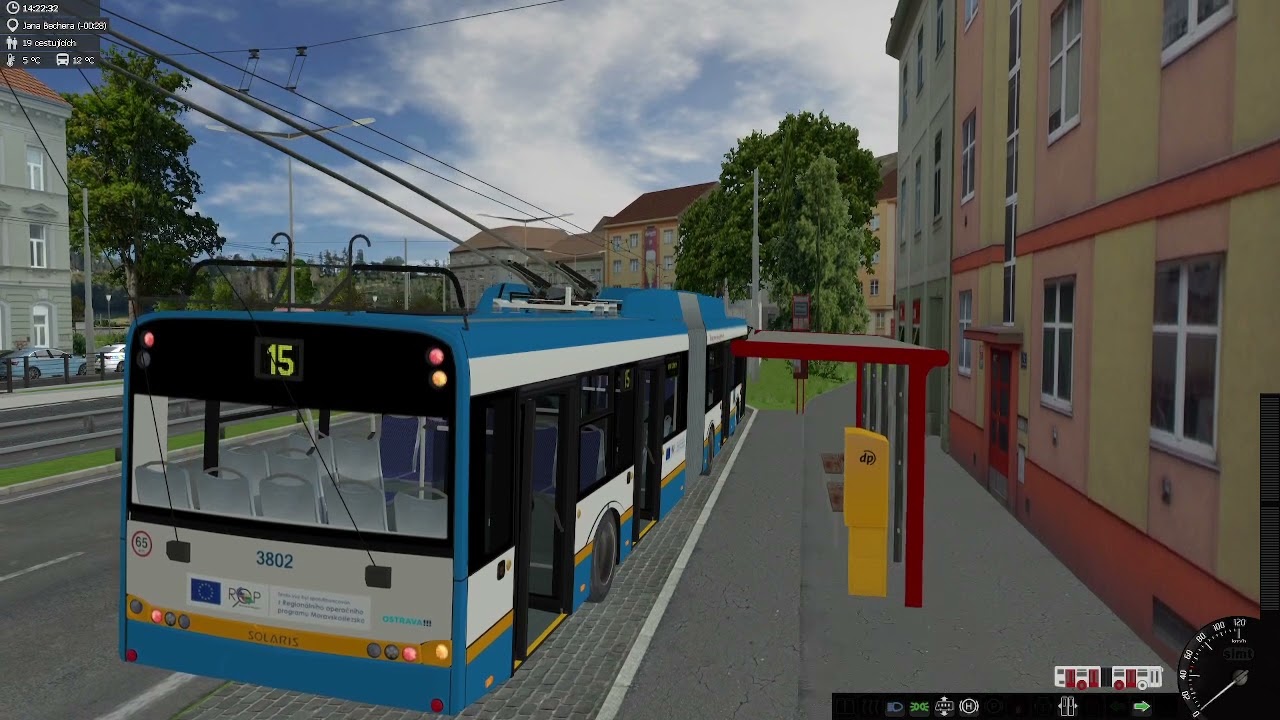 Simt Simulator - Trolleybus Line 15 Zborovská pole – Nové zámky Part 7
